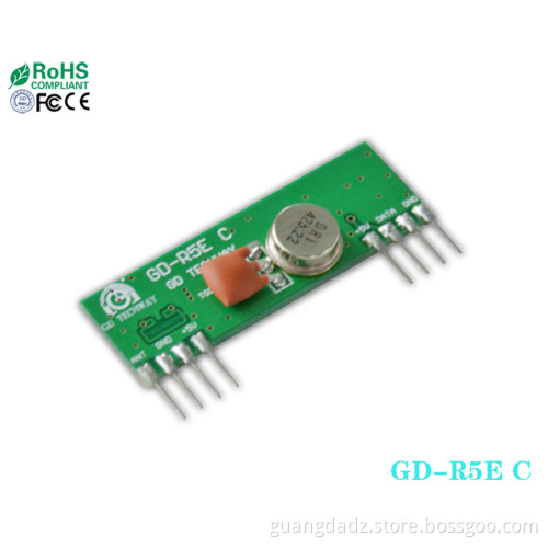 315/433.92MHz RF Wireless Ask Receiver Modules Gd-R5c